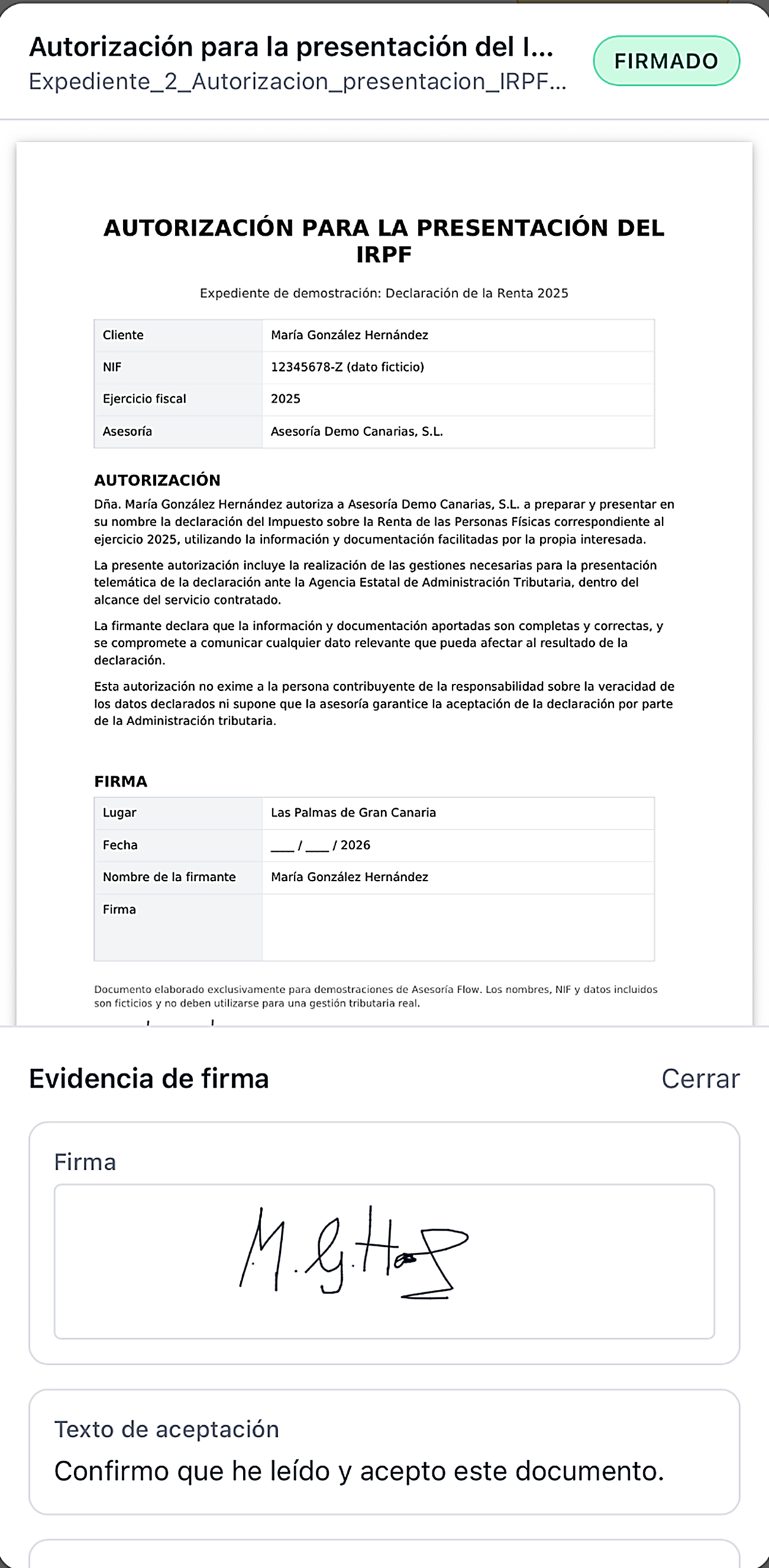 Solicite firmas sin complicaciones